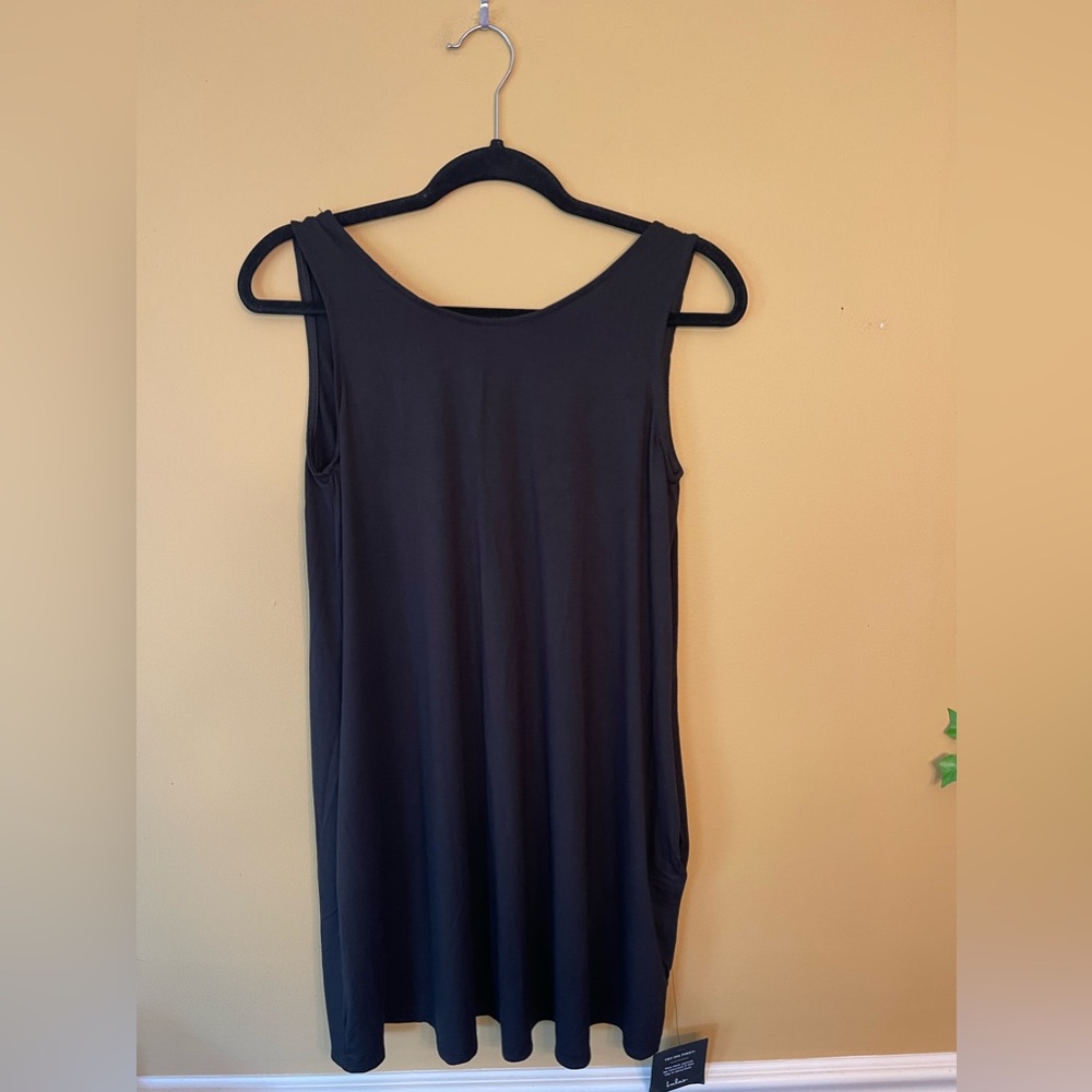 NWT Tempted Black Sleeveless Swing Dress - Picture 4 of 8